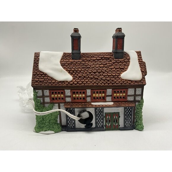 Dept. 56 Dickens' Village Series Ashbury Inn Vintage 1991 Christmas Village - Picture 11 of 14